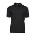 Polo Luxury Stretch nero / S - personalizzabile con logo