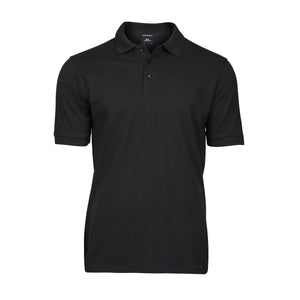 Polo Luxury Stretch nero / S - personalizzabile con logo