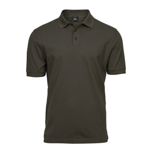 Polo Luxury Stretch verde / S - personalizzabile con logo