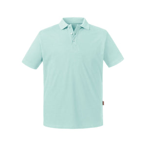 Polo Men Pure Organic azzurro / S - personalizzabile con logo