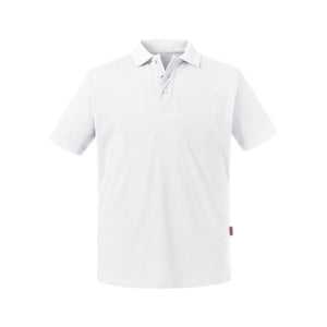 Polo Men Pure Organic bianco / S - personalizzabile con logo