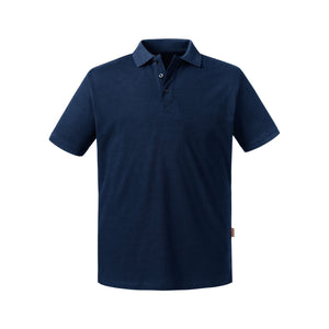 Polo Men Pure Organic blu / S - personalizzabile con logo