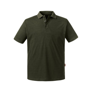 Polo Men Pure Organic verde / S - personalizzabile con logo