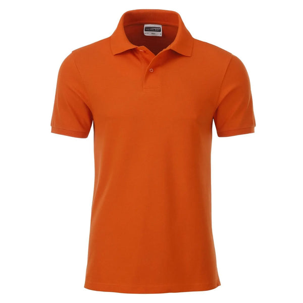 Polo Mens Basic arancione / S - personalizzabile con logo