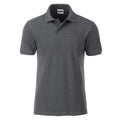 Polo Mens Basic black-heather / S - personalizzabile con logo