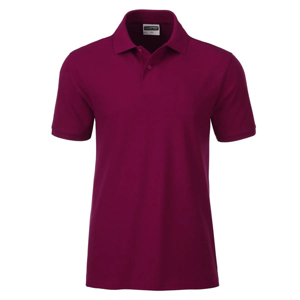 Polo Mens Basic bordeaux / S - personalizzabile con logo