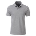Polo Mens Basic grey-heather / S - personalizzabile con logo