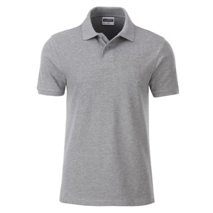 Polo Mens Basic grey-heather / S - personalizzabile con logo