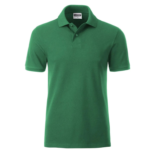 Polo Mens Basic irish-green / S - personalizzabile con logo