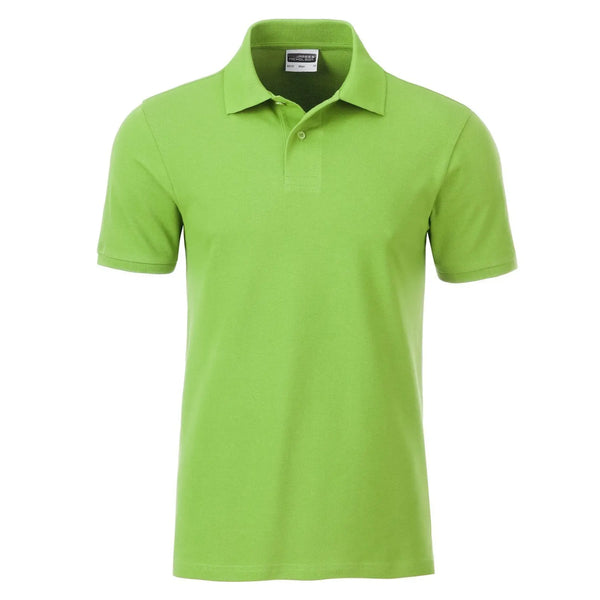 Polo Mens Basic lime-green / S - personalizzabile con logo