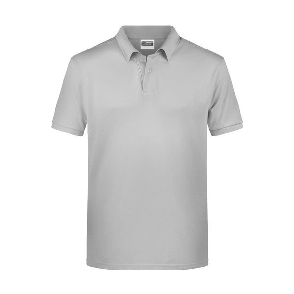 Polo Mens Basic soft-grey / S - personalizzabile con logo