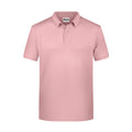 Polo Mens Basic soft pink / S - personalizzabile con logo