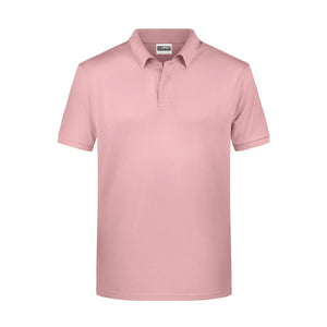 Polo Mens Basic soft pink / S - personalizzabile con logo