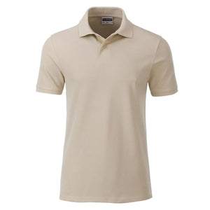Polo Mens Basic stone / S - personalizzabile con logo