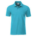 Polo Mens Basic turquoise / S - personalizzabile con logo