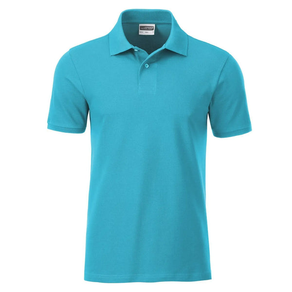 Polo Mens Basic turquoise / S - personalizzabile con logo