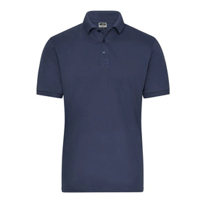 Polo Mens Bio Stretch- Work - Solid blu / XS - personalizzabile con logo