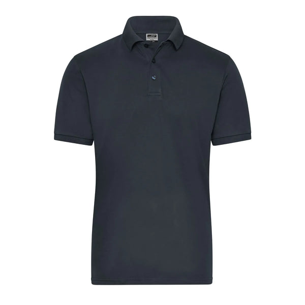 Polo Mens Bio Stretch- Work - Solid grigio / XS - personalizzabile con logo