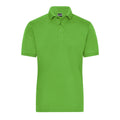 Polo Mens Bio Stretch- Work - Solid lime-green / XS - personalizzabile con logo