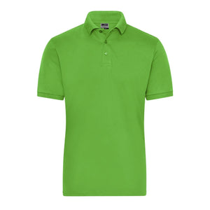 Polo Mens Bio Stretch- Work - Solid lime-green / XS - personalizzabile con logo