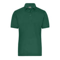 Polo Mens Bio Stretch- Work - Solid verde / XS - personalizzabile con logo