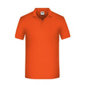 Polo Mens Bio Workwear arancione / XS - personalizzabile con logo