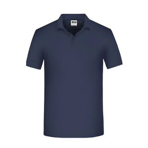 Polo Mens Bio Workwear blu / XS - personalizzabile con logo