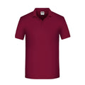 Polo Mens Bio Workwear bordeaux / XS - personalizzabile con logo