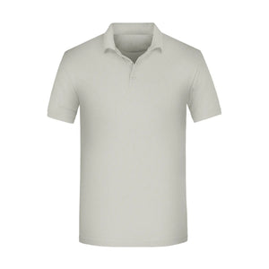 Polo Mens Bio Workwear Cement / XS - personalizzabile con logo
