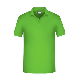 Polo Mens Bio Workwear lime-green / XS - personalizzabile con logo