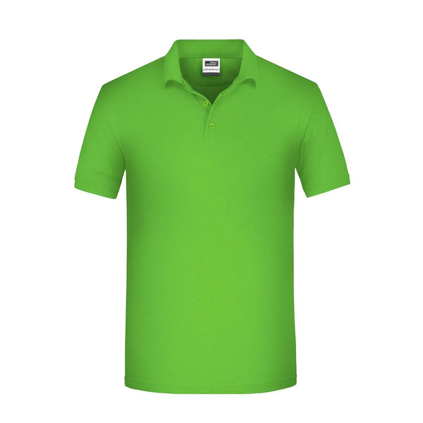Polo Mens Bio Workwear lime-green / XS - personalizzabile con logo