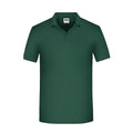 Polo Mens Bio Workwear verde / XS - personalizzabile con logo