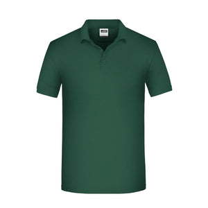 Polo Mens Bio Workwear verde / XS - personalizzabile con logo