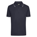 Polo Mens blu / S - personalizzabile con logo
