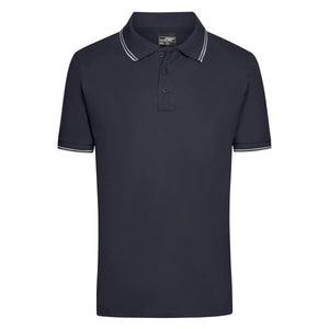 Polo Mens blu / S - personalizzabile con logo