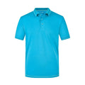 Polo Mens Elastic azzurro / S - personalizzabile con logo