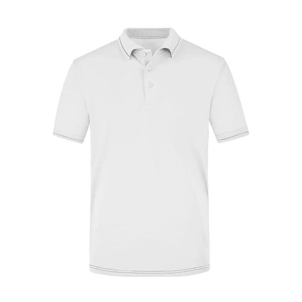Polo Mens Elastic bianco / S - personalizzabile con logo