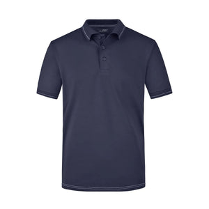 Polo Mens Elastic blu / S - personalizzabile con logo