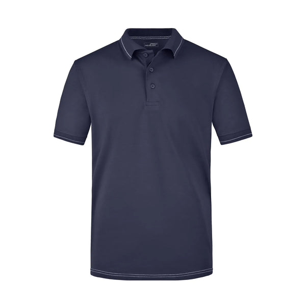 Polo Mens Elastic blu / S - personalizzabile con logo