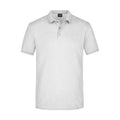Polo Mens Elastic Piqué grigio / S - personalizzabile con logo