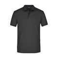 Polo Mens Elastic Piqué nero / S - personalizzabile con logo