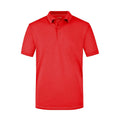 Polo Mens Elastic rosso / S - personalizzabile con logo
