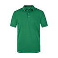 Polo Mens Elastic verde / S - personalizzabile con logo