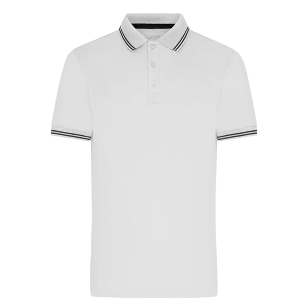 Polo Mens Functional bianco / S - personalizzabile con logo