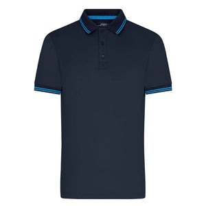 Polo Mens Functional navy/bright-blue / S - personalizzabile con logo