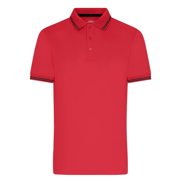 Polo Mens Functional rosso / S - personalizzabile con logo