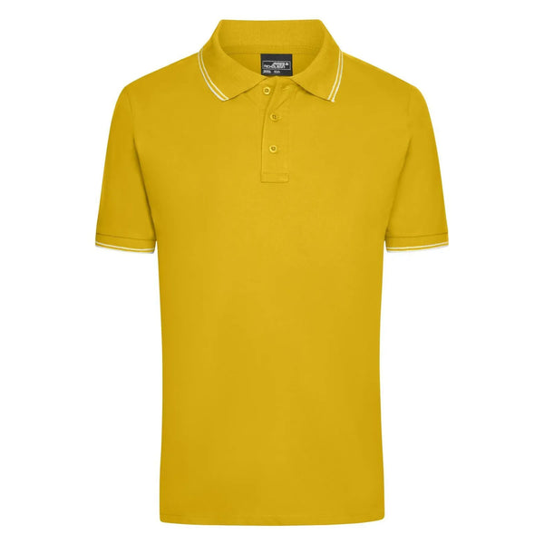 Polo Mens giallo / S - personalizzabile con logo