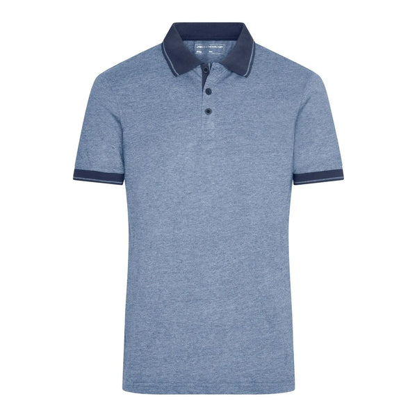 Polo Mens Heather blu / S - personalizzabile con logo