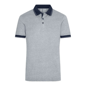 Polo Mens Heather grigio / S - personalizzabile con logo