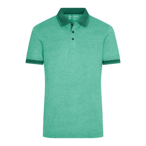Polo Mens Heather verde / S - personalizzabile con logo